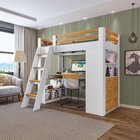 Cama Office Adulto Multifuncional Com 6 Gavetas E Escrivaninh