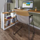 Cama Office Adulto Multifuncional Com 6 Gavetas E Escrivaninh