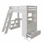 Cama Office Infantil Multifuncional Com 6 Gavetas E Escrivani