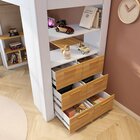 Cama Office Infantil Multifuncional Com 6 Gavetas E Escrivani