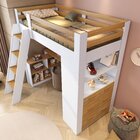 Cama Office Infantil Multifuncional Com 6 Gavetas E Escrivani