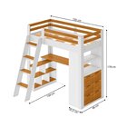 Cama Office Infantil Multifuncional Com 6 Gavetas E Escrivani