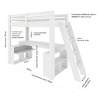 Cama Office Star Light Com Escada Inclinada Casatema Madeirao