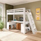 Cama Office Star Light Com Escada Inclinada Casatema Madeirao