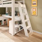 Cama Office Star Light Com Escada Inclinada Casatema Madeirao