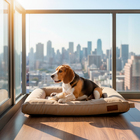 Cama para Cachorro Flat Caqui M Fábrica Pet