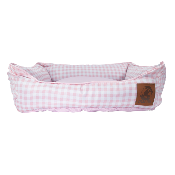 Cama Para Cachorro Mabuu Pet - Vichy Rosa - P