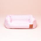 Cama Para Cachorro Mabuu Pet - Vichy Rosa - P