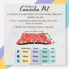 Cama Para Cachorro P 45x35 Vermelha Com Fundo Impermeável C1