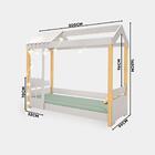 Cama Para Criança Com Led Branca Livia Divaloto Com Colchão P