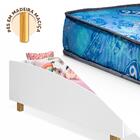 Cama Para Criança Com Proteção Lateral Branco Mel Encanto Caj