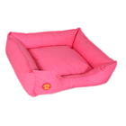 Cama Para Gato G 70x60 Rosa Enchimento Removível