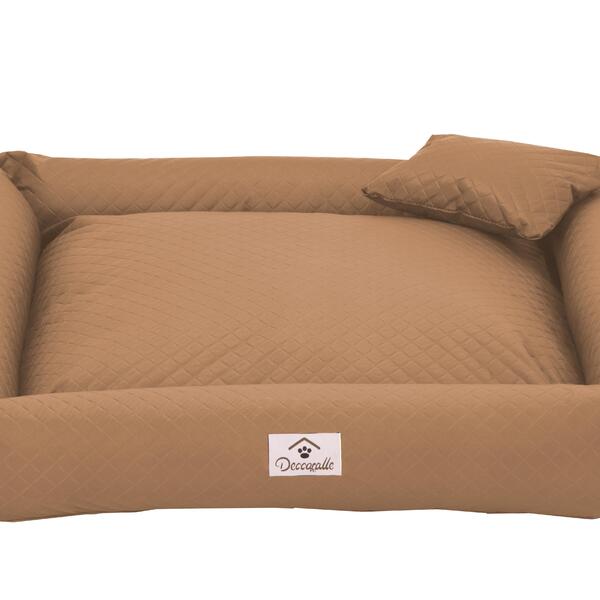 Cama Para Pet Cães E Gatos Caramelo Porte Medio Impermeavel