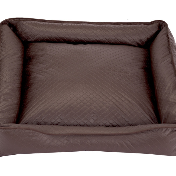 Cama Para Pet Cães E Gatos Marrom Porte Grande Impermeavel [f