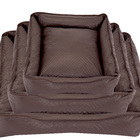 Cama Para Pet Cães E Gatos Marrom Porte Pequeno Impermeavel [