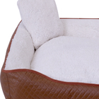 Cama Para Pet Cães E Gatos Sherpa Porte Grande Caramelo [f101]