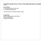 Cama Para Pet Porte Grande Estampada 75cm X 75cm X 15cm Decor