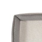 Cama Para Pet Retangular Amora Estofart Cinza/ Grafite