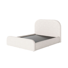 Cama Para Quarto Design Moderno Estofada De Casal 1.40m Luxo