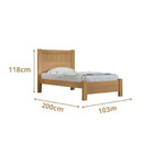 Cama Para Solteiro Primícia Plus Ripada 100 Mdf