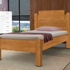 Cama Paris Solteiro Nature - Gabrielli Móveis