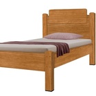 Cama Paris Solteiro Nature - Gabrielli Móveis
