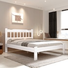 Cama Perola Queen 160 Madeira Maciça Reforçada Branco Nemargi