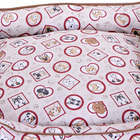Cama Pet  Para Cães E Gatos Coração E Círculos Porte Pequeno