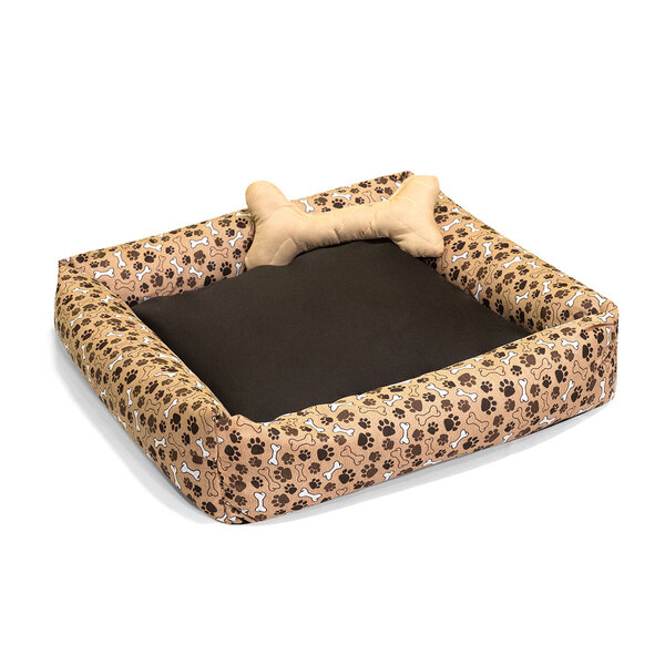 Cama Pet Cachorro Ou Gato Grande 60cm X 60cm Estampada Com Al