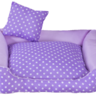 Cama Pet Cachorro Ou Gato Poa Tam: M Lilás [f101]