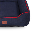 Cama Pet Caminha Cachorro Jeans 100% Lavavel G 70x70 Azul