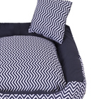 Cama Pet Chevron Marinho Tam: P [f101]