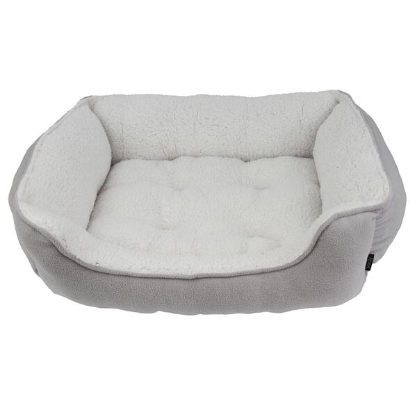 Cama Pet Cinza Sherpa  50x40cm - A\casa