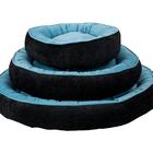 Cama Pet Comfy Preto/azul 70x70x20cm