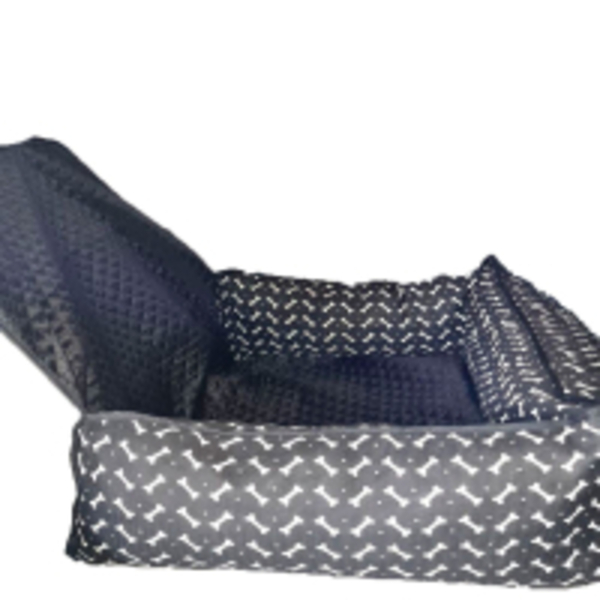 Cama Pet E Capa Protetora 2 Em 1 Para Assento Traseiro Veicul