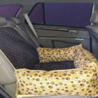 Cama Pet E Capa Protetora 2 Em 1 Para Assento Traseiro Veicul