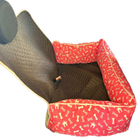 Cama Pet E Capa Protetora 2 Em 1 Para Assento Traseiro Veicul