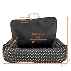 Cama Pet E Capa Protetora 2 Em 1 Para Assento Traseiro Veicul