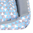 Cama Pet Grande Azul Estampada Menino Grande 60cm X 60cm X 15
