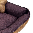 Cama Pet Impermeável Marrom Grande 70cm X 70cm X 20cm De Altu