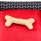 Cama Pet Média Simples Pop 50cm X 50cm X 15cm Preto E Vermelh