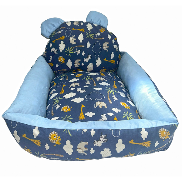 Cama Pet Nina Grande Retangular Impermeável Variação: Ursinho