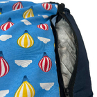 Cama Pet Onix Gigante Quadrada Impermeável Variação: Balão Az