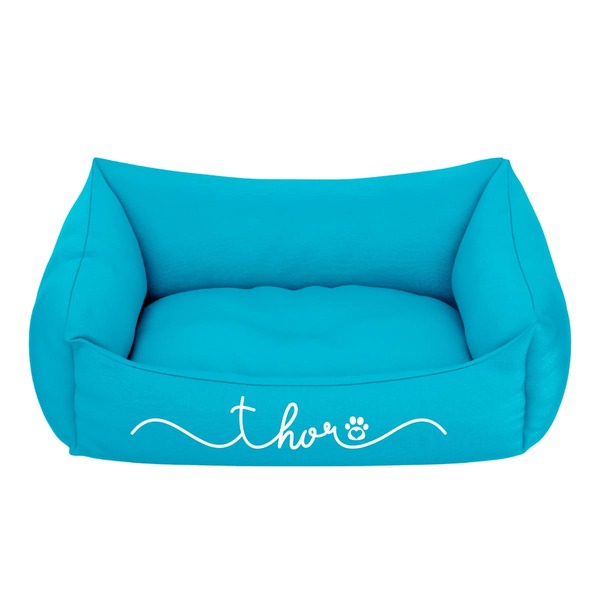 Cama Pet Para Cachorro E Gato Filhote Azul Thor Azul