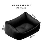Cama Pet Para Cachorro E Gato Filhote Preta Aqui É O Meu Lar