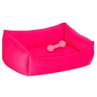 Cama Pet Para Cachorro E Gato Filhote Rosa Lisa Rosa