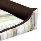 Cama Pet Para Cachorro Listrada Estampada 50cm X 50cm X 15cm
