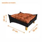 Cama Pet Para Cães E Gatos 51x38cm Terracota - Pallazio - Pre