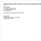 Cama Pet Para Gato Ou Cachorro Estampada Menina 40cm X 40cm X