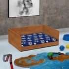 Cama Pet Retangular Resistente Caminha Estofada Almofada Remo